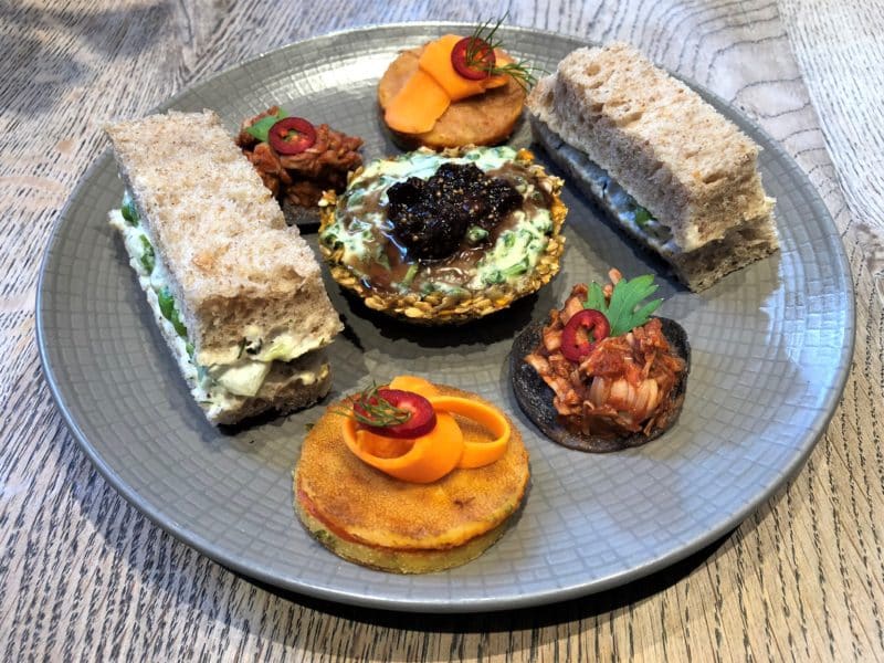 Plant-based High Tea at Farmacy, Notting Hill