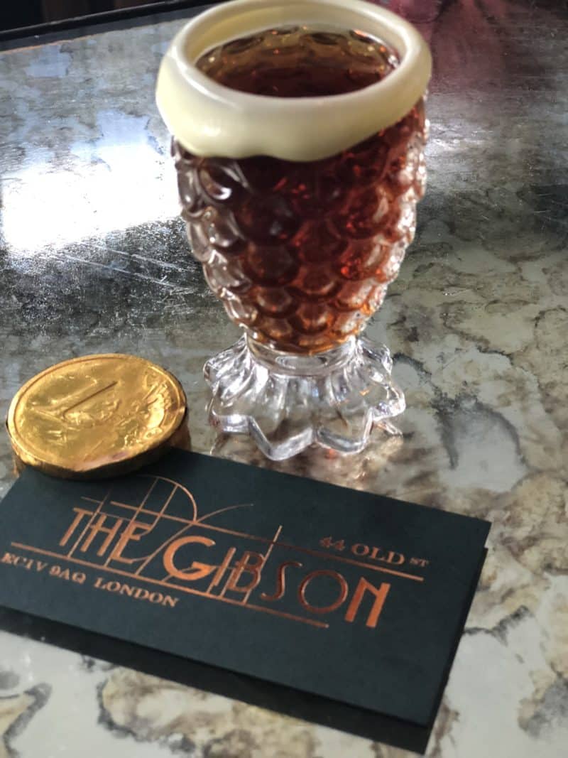 Cocktails creations at The Gibson Bar, Old Street, London Cocktails at The Gibson Bar, Old Street, London