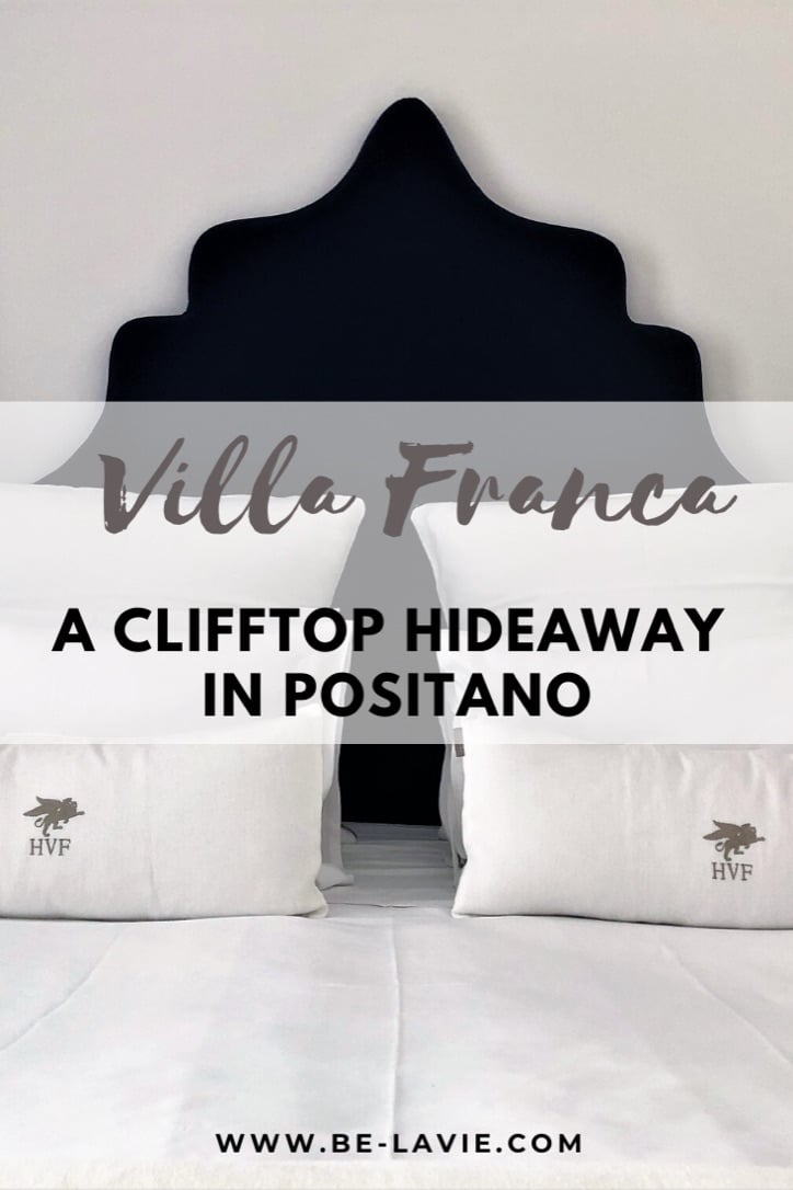 Villa Franca: A Clifftop Hideaway in Positano