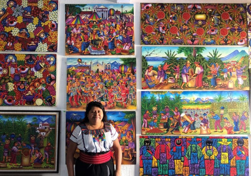 Girl Power in San Juan La Laguna, Lake Atitlan, Guatemala