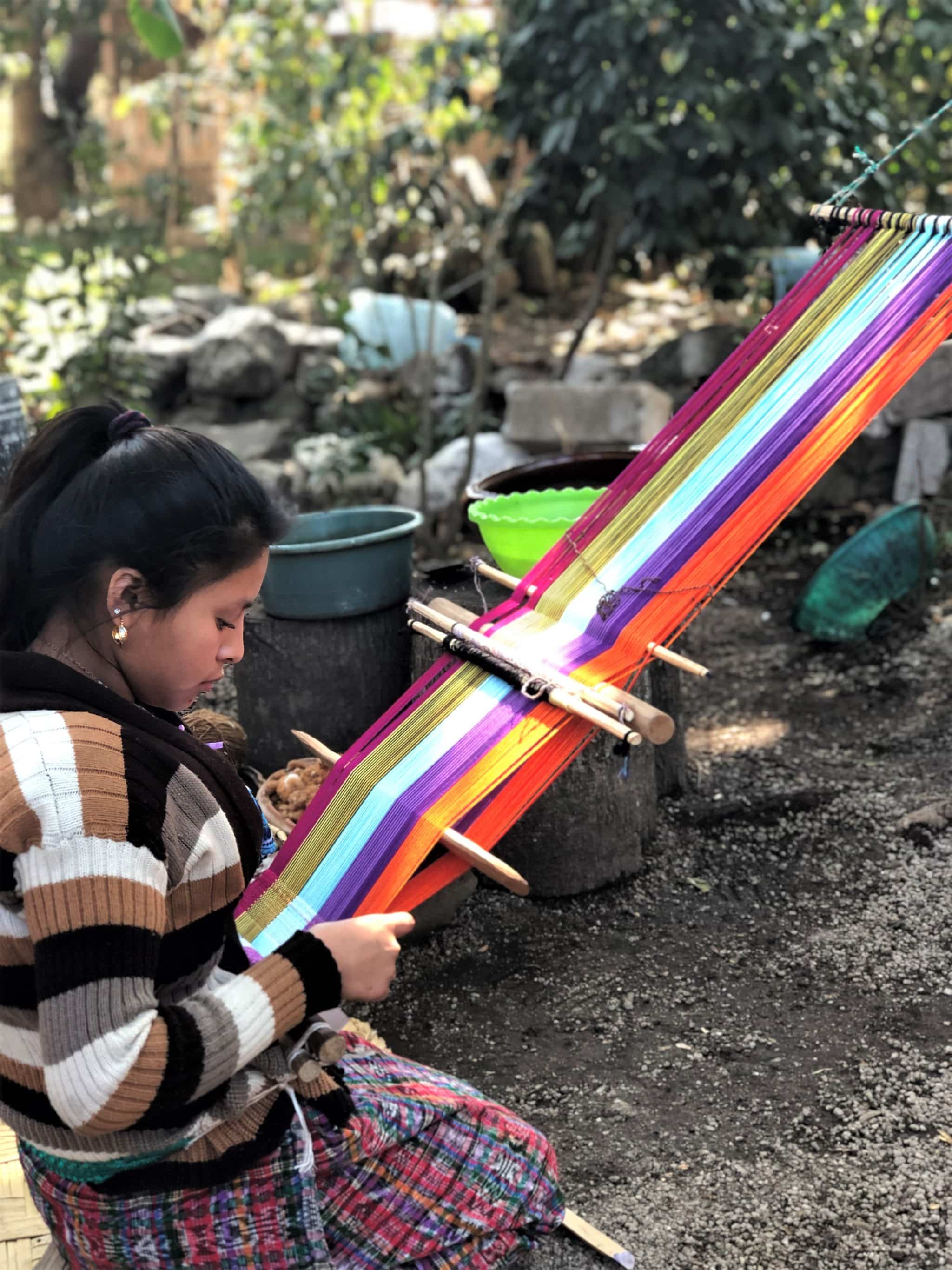 Girl Power in San Juan La Laguna, Lake Atitlan, Guatemala