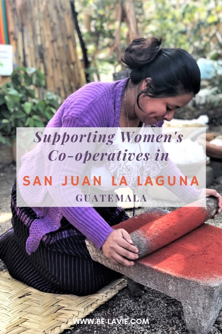 Supporting women's co-operatives in San Juan La Laguna, Guatemala