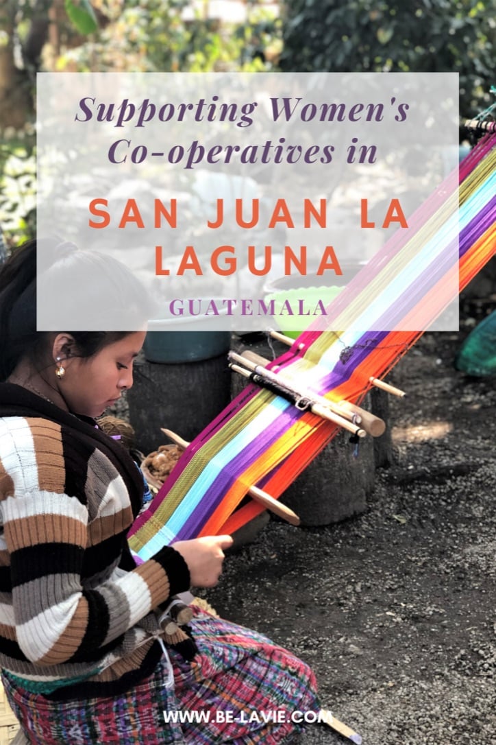 Supporting women's co-operatives in San Juan La Laguna, Guatemala