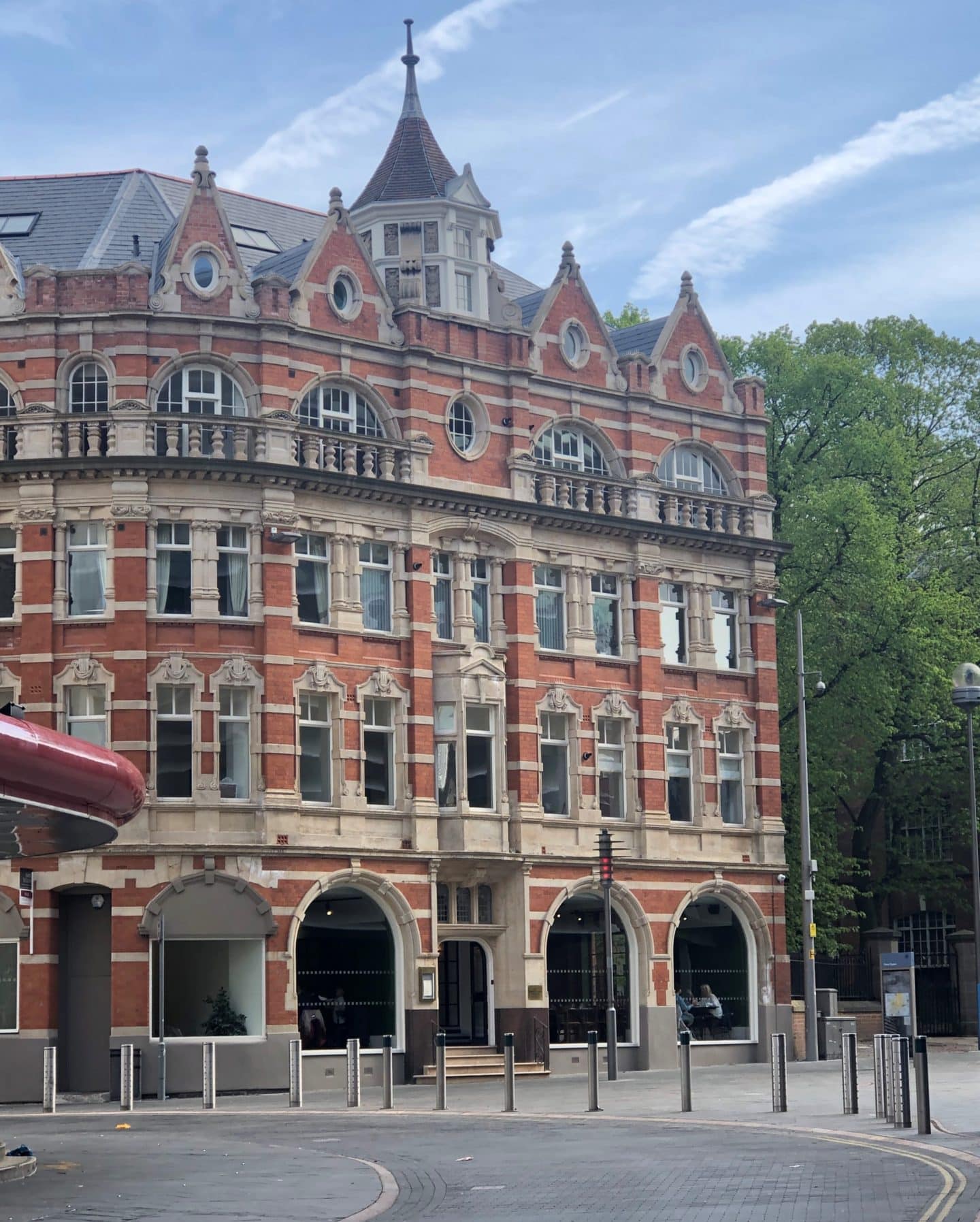 A Locals Guide to Historic Leicester A Locals Guide to Historic Leicester. The Queens Building on Orton Square built for Queen Victoria's coronation year.