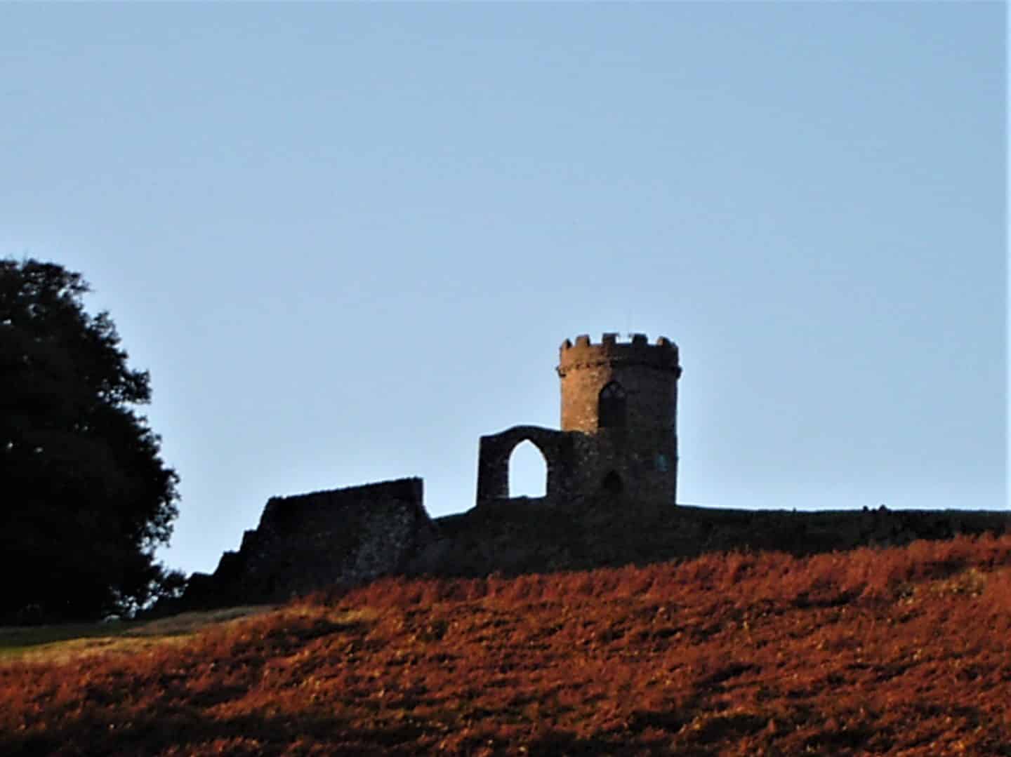 A Locals Guide to Historic Leicester, showing the Old John Ruins on an Autumnal day in Bradgate Park, Leicester