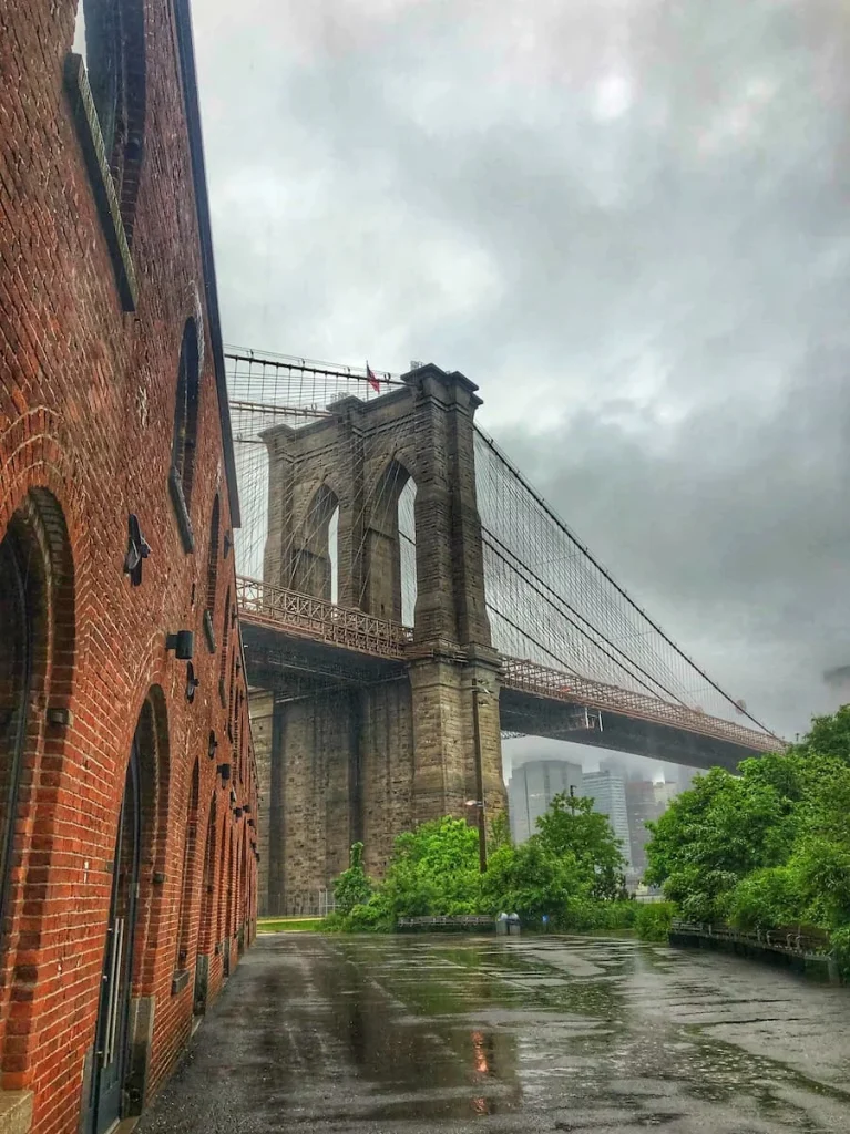 Brooklyn Bridge side from Dumbo