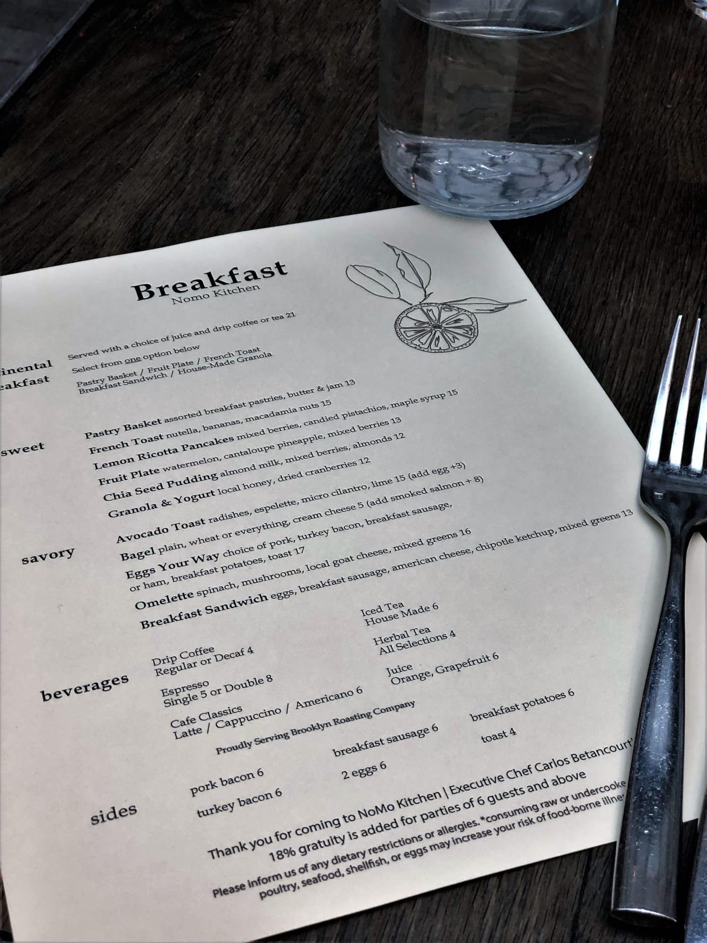 5 Local Brunch Favourites in New York City: Hotel Chantelle