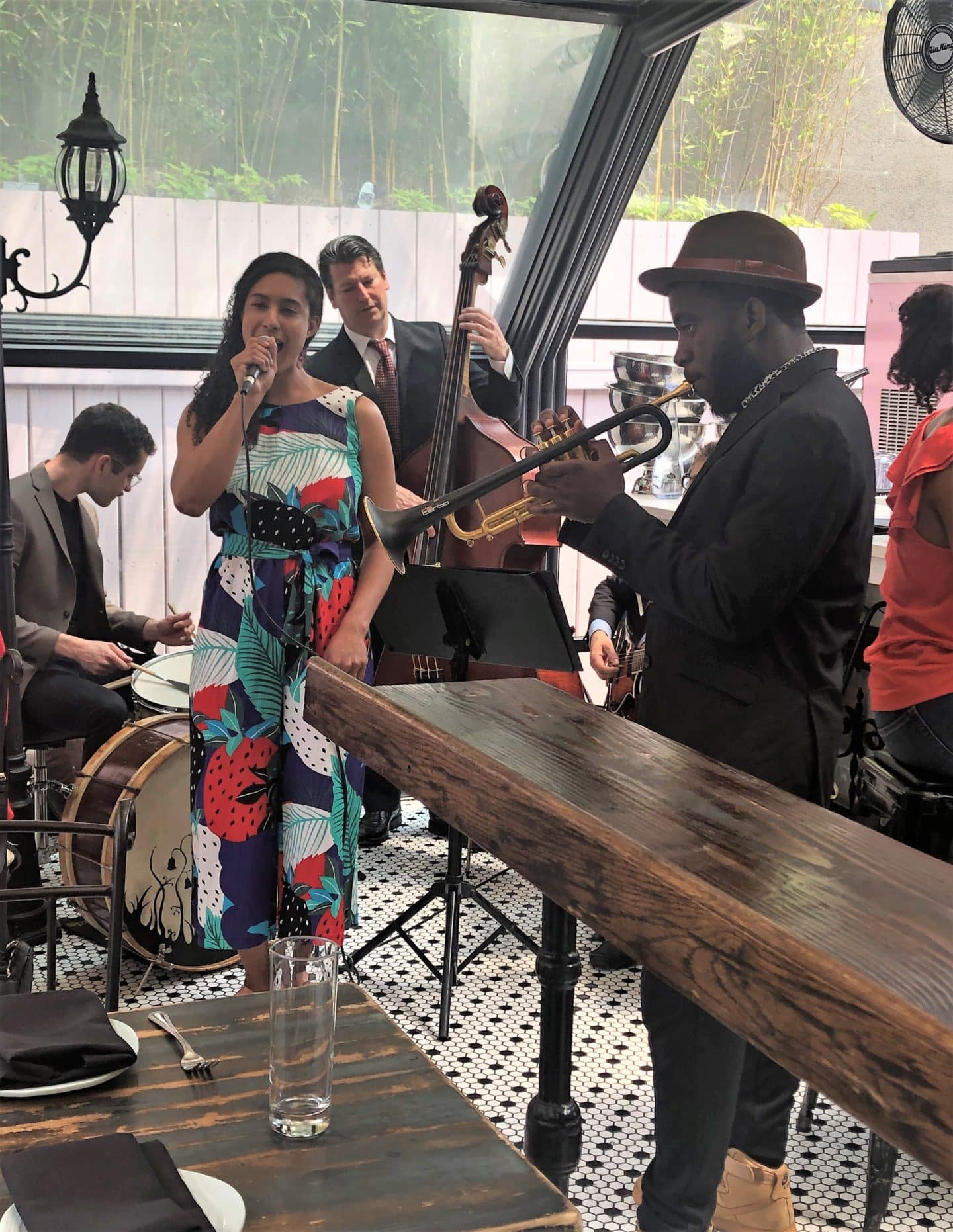 Jazz band at Hotel Chantelle, New York City