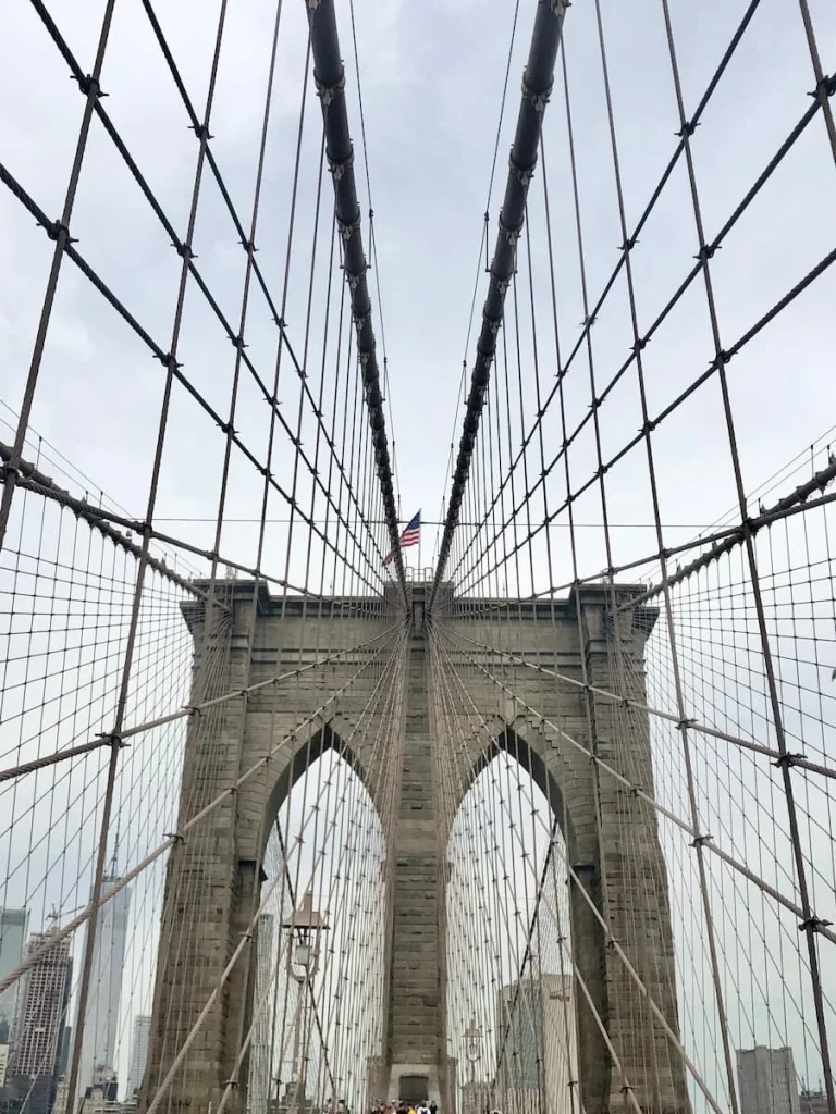 Brooklyn Bridge, NYC top structure