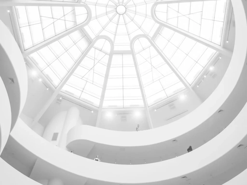 Guggenhein Museum staircase, NYV
