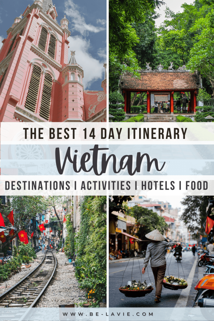 Vietnam in 14 days Itinerary Pinterest Pin