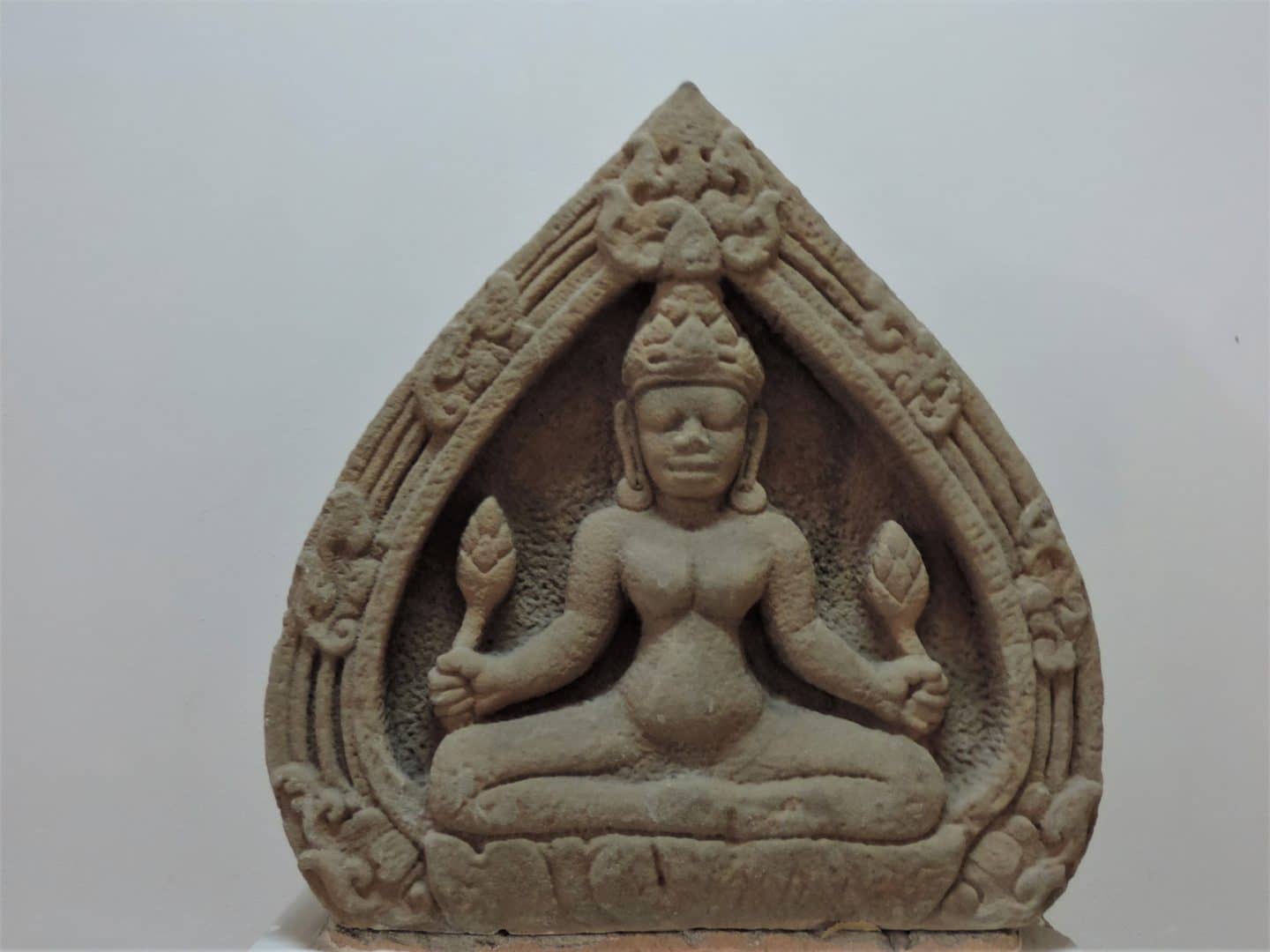 Cham goddess wood carvings at the Da' Nang Museum of Cham 