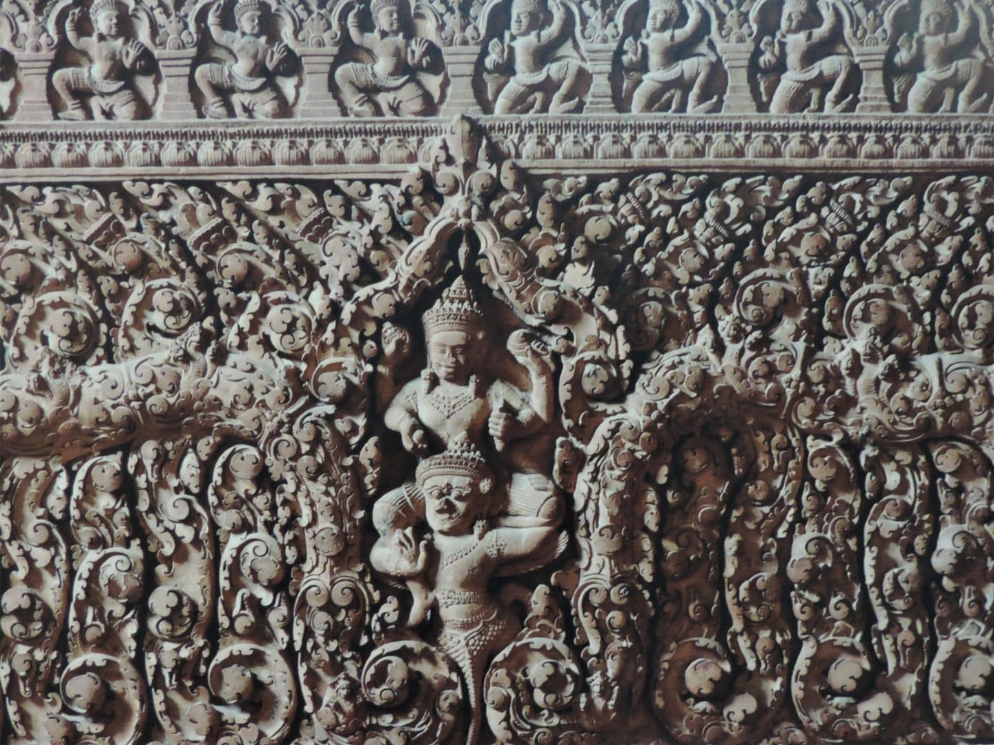 Cham goddess wood carvings at the Da' Nang Museum of Cham 