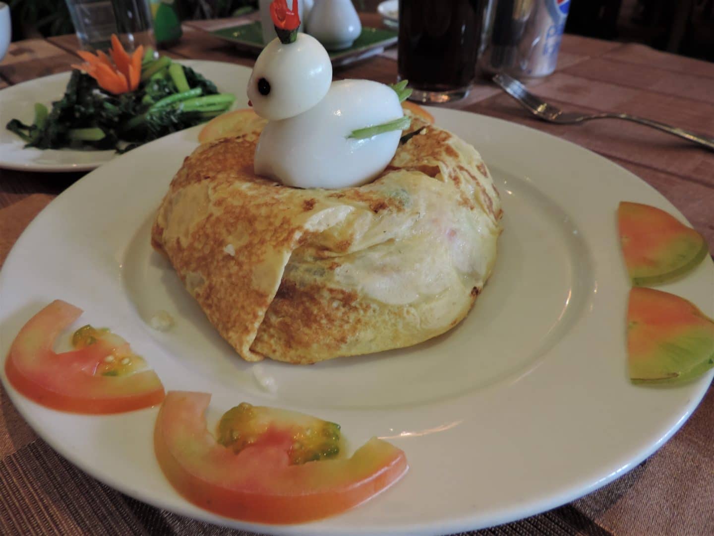 Vietnam in 14 Days: Vegetarian Banquet pancake in Ho Cho Minh City