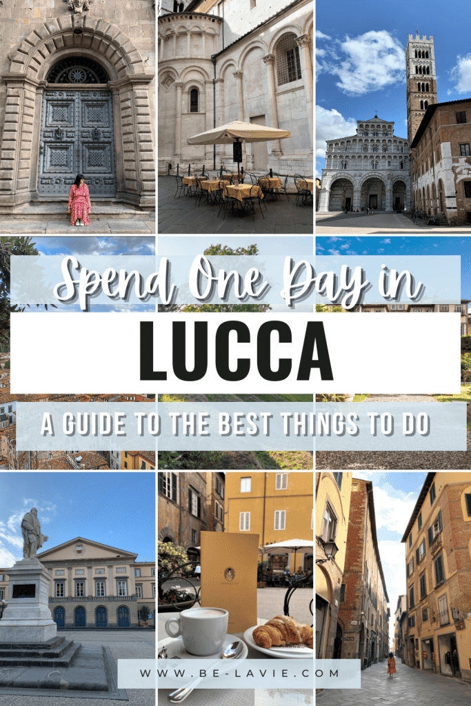 One day in Lucca Pinterest Pin