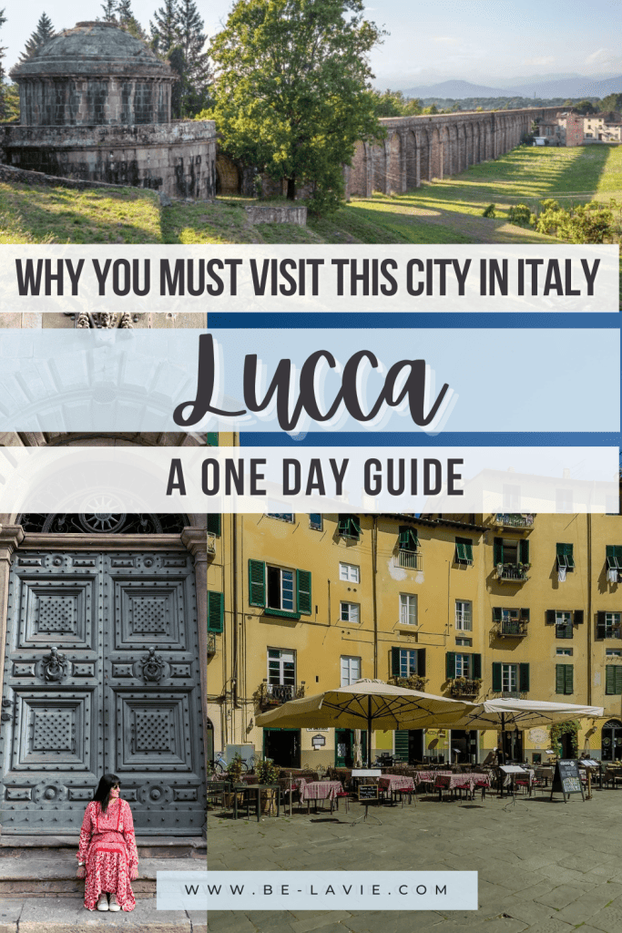 One day in Lucca Pinterest Pin