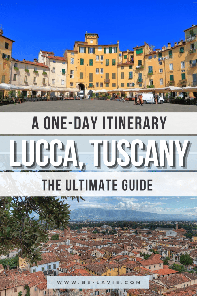 One day in Lucca Pinterest Pin