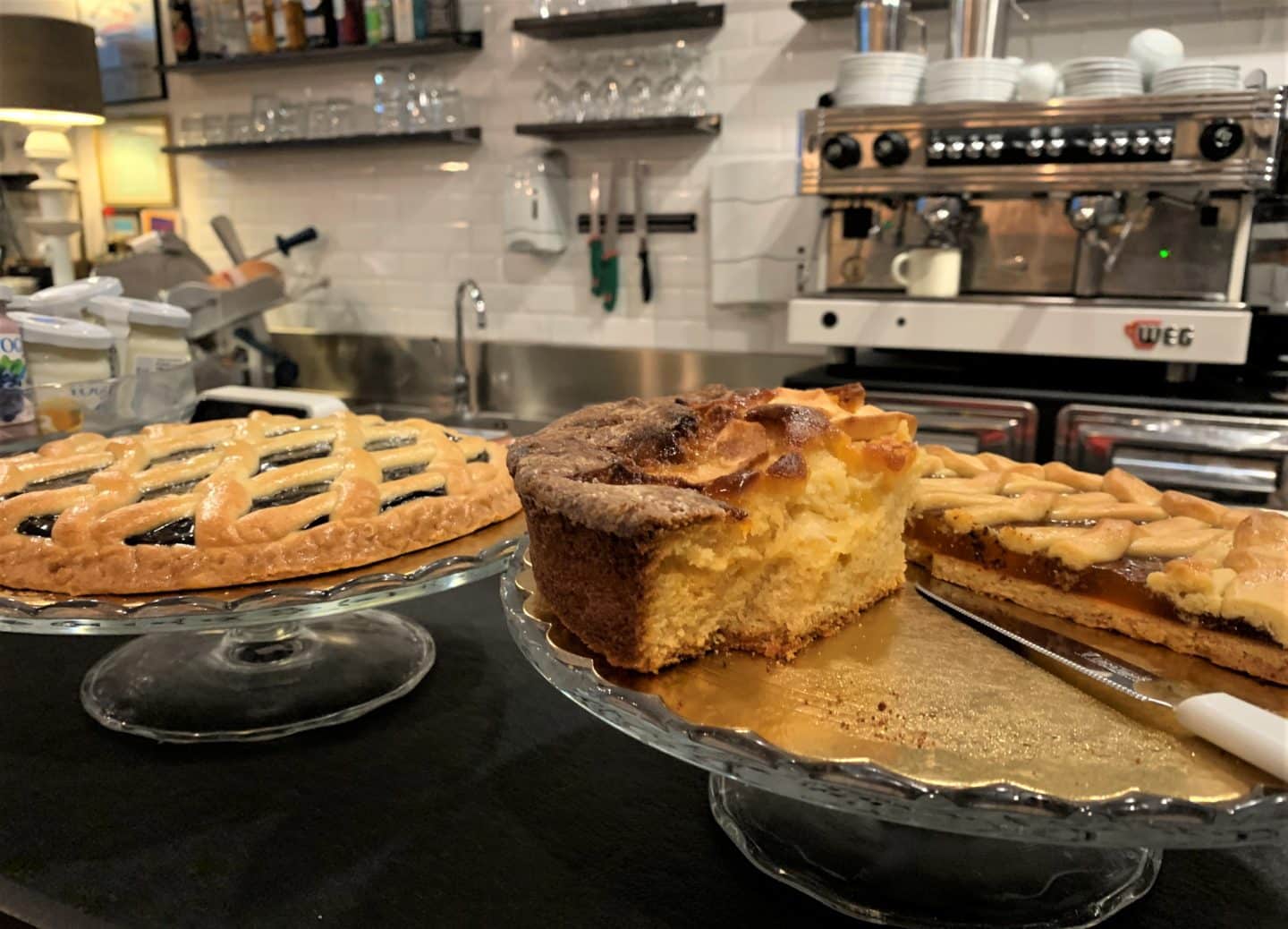 Breakfact cakes at SottArno  cafe