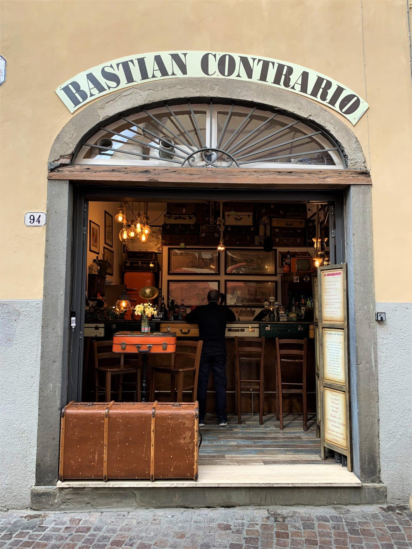 How to Spend a Day in Lucca, Tuscany Medieval shop front in Lucca