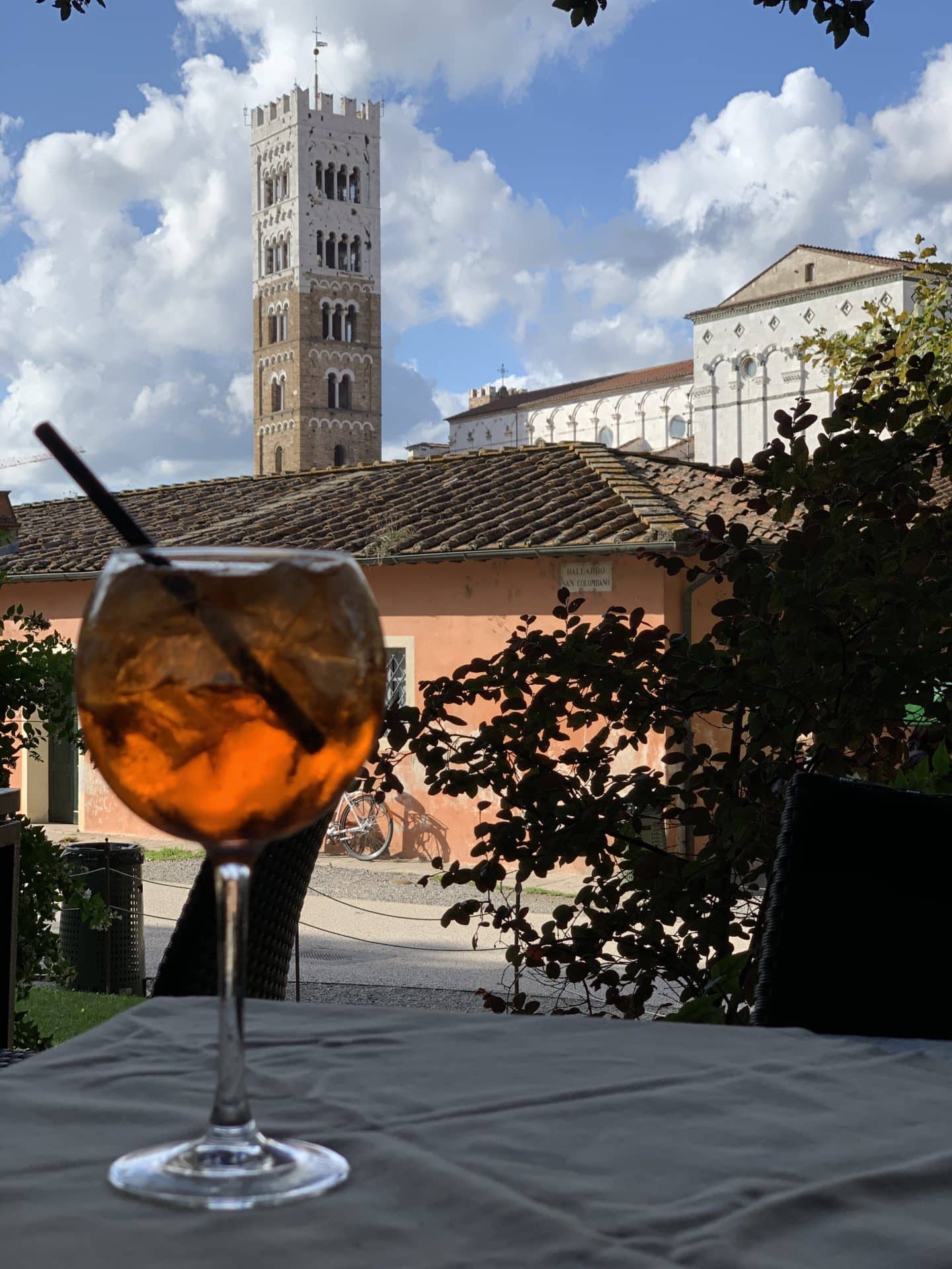 Aperol Spritz withTower View