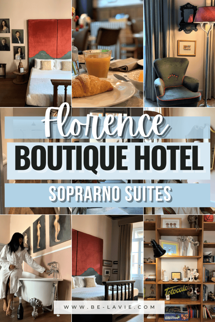SoprArno Suites: A Beautiful Boutique Hotel in Florence Pinterest Pin