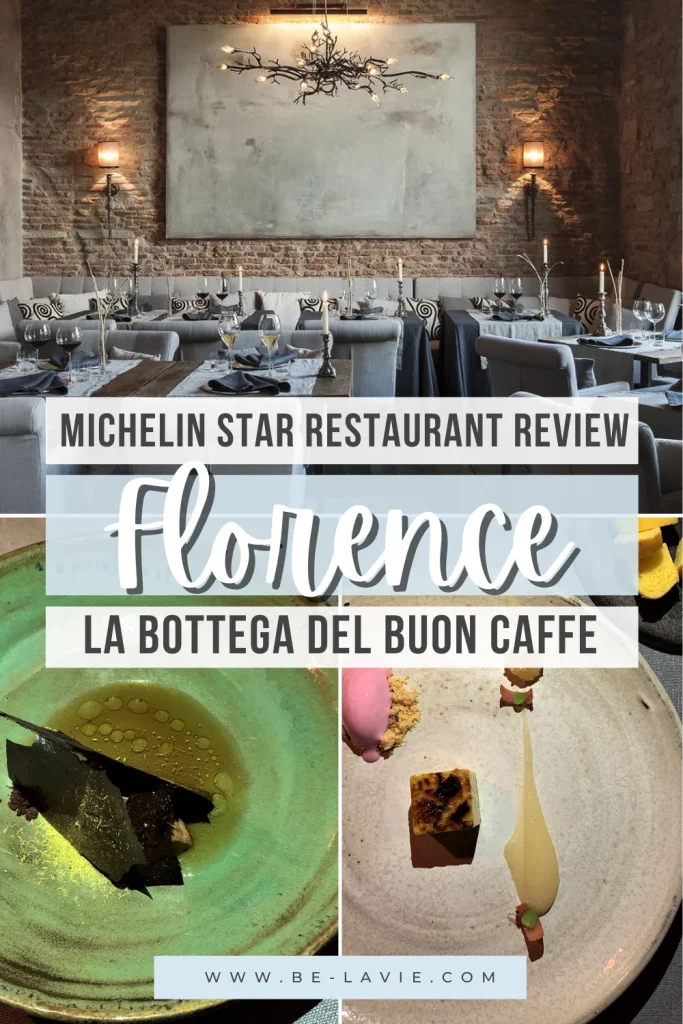 La Bottega del Buon Caffe Pinterest Pin with 3 images overlayed with text