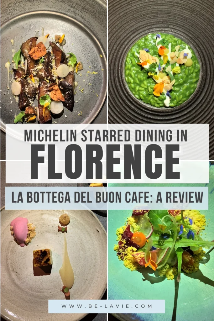 La Bottega del Buon Caffe Pinterest Pin with 4 images overlayed with text