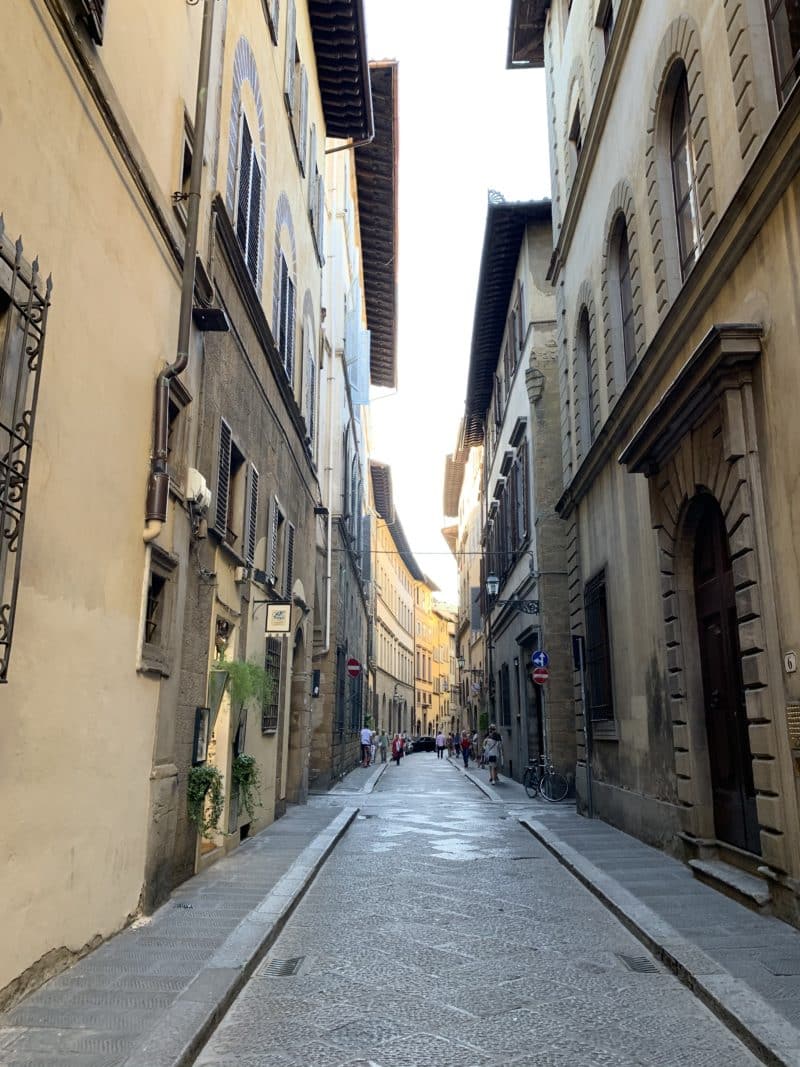 Oltrarno: An Artisanal Neighbourhood in Florence. One of the narrow myriad of streets