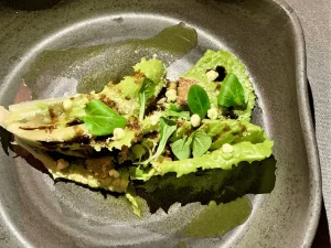 Vegetarian dishes at La Bottega del Buon Caffe, Florence