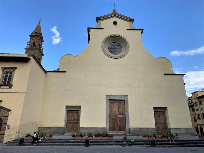  Oltrarno An Artisanal Neighbourhood in Florence: Santo Spirito church exterior