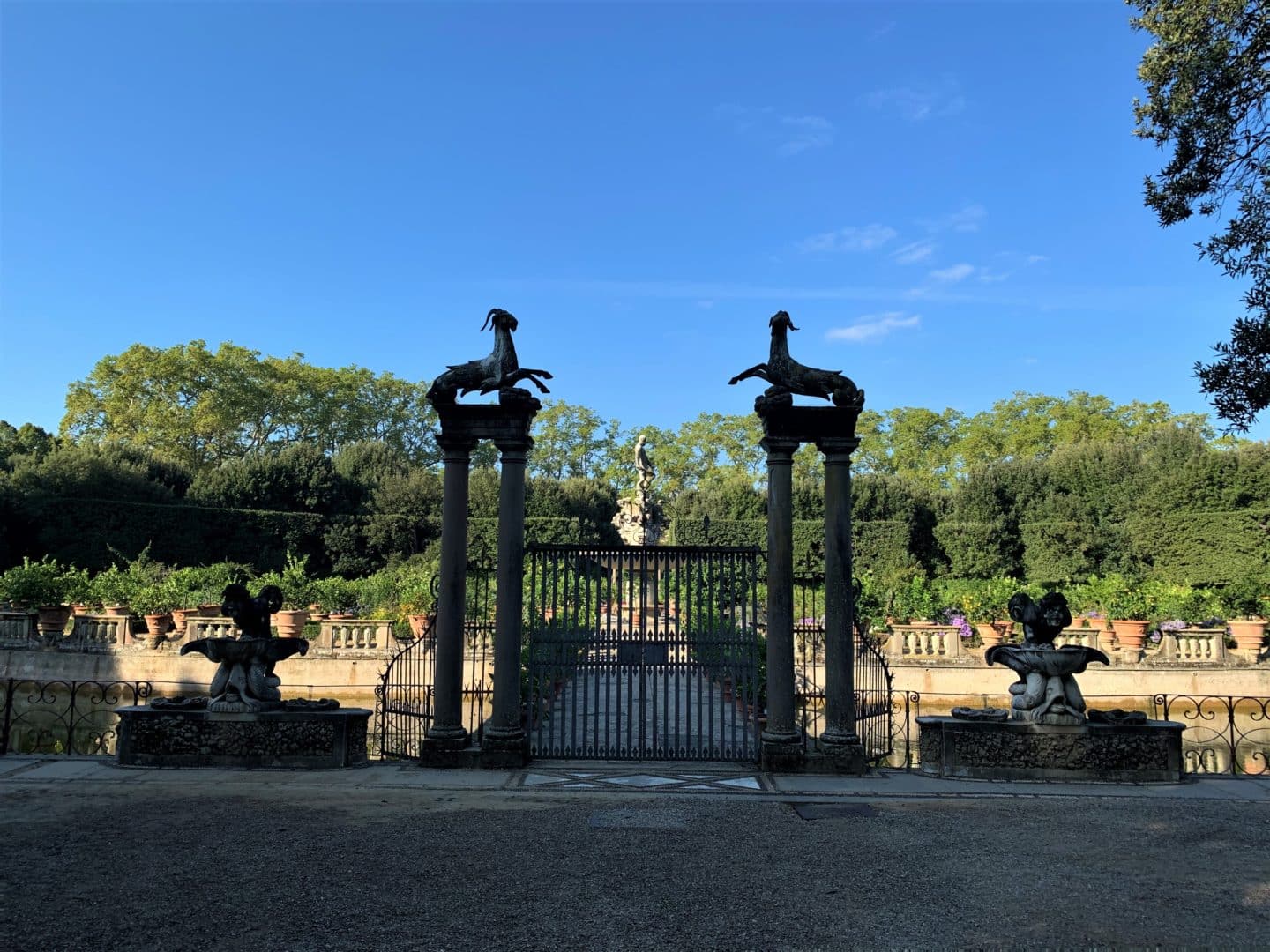  Oltrarno An Artisanal Neighbourhood in Florence: The Boboli gardens with gate