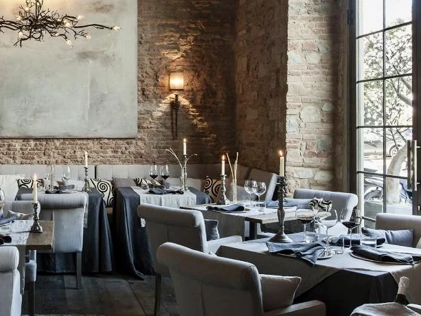 Interiors of La Bottega del Buon Caffe, Florence, Italy