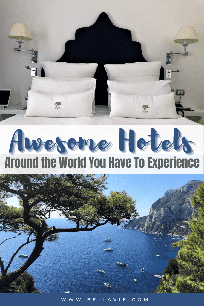 Beautiful Hotels around the World Pinterest Pin