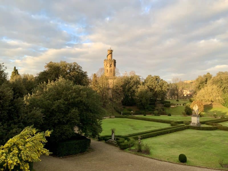 The Adastra gardens view from the room