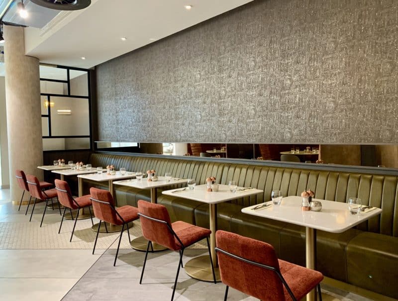 Dining at the NineB Bar & Restaurant