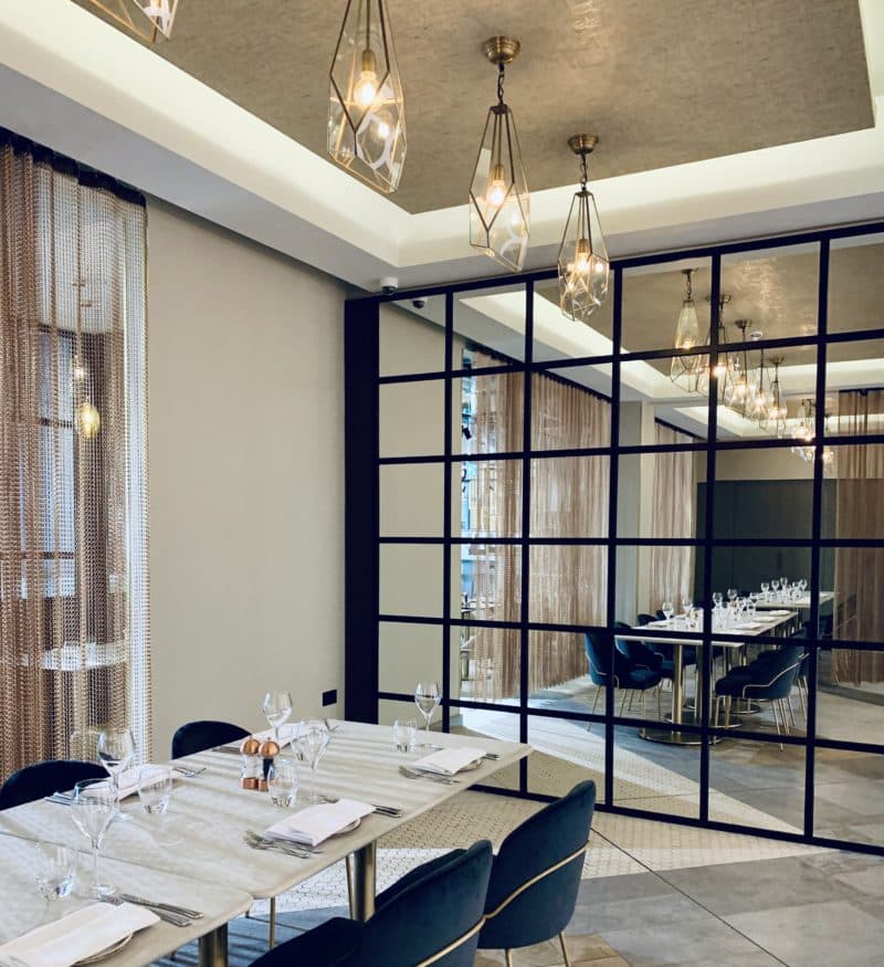 Dining at the NineB Bar & Restaurant