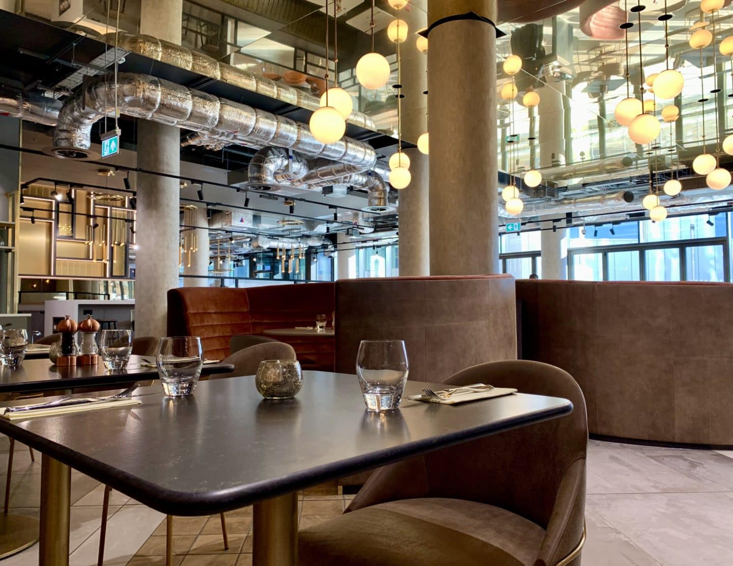 Dining at the NineB Bar & Restaurant