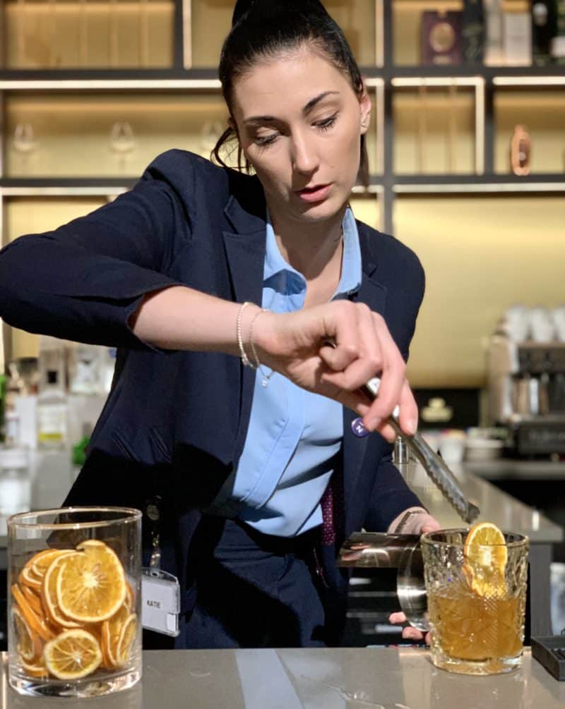 Dining at the NineB Bar & Restaurant