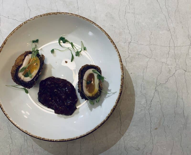 Dining at the NineB Bar & Restaurant