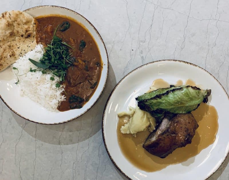 Dining at the NineB Bar & Restaurant