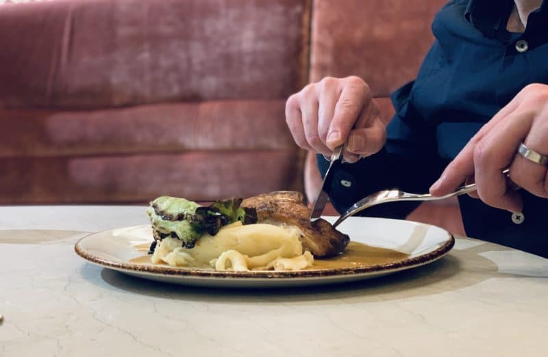 Dining at the NineB Bar & Restaurant