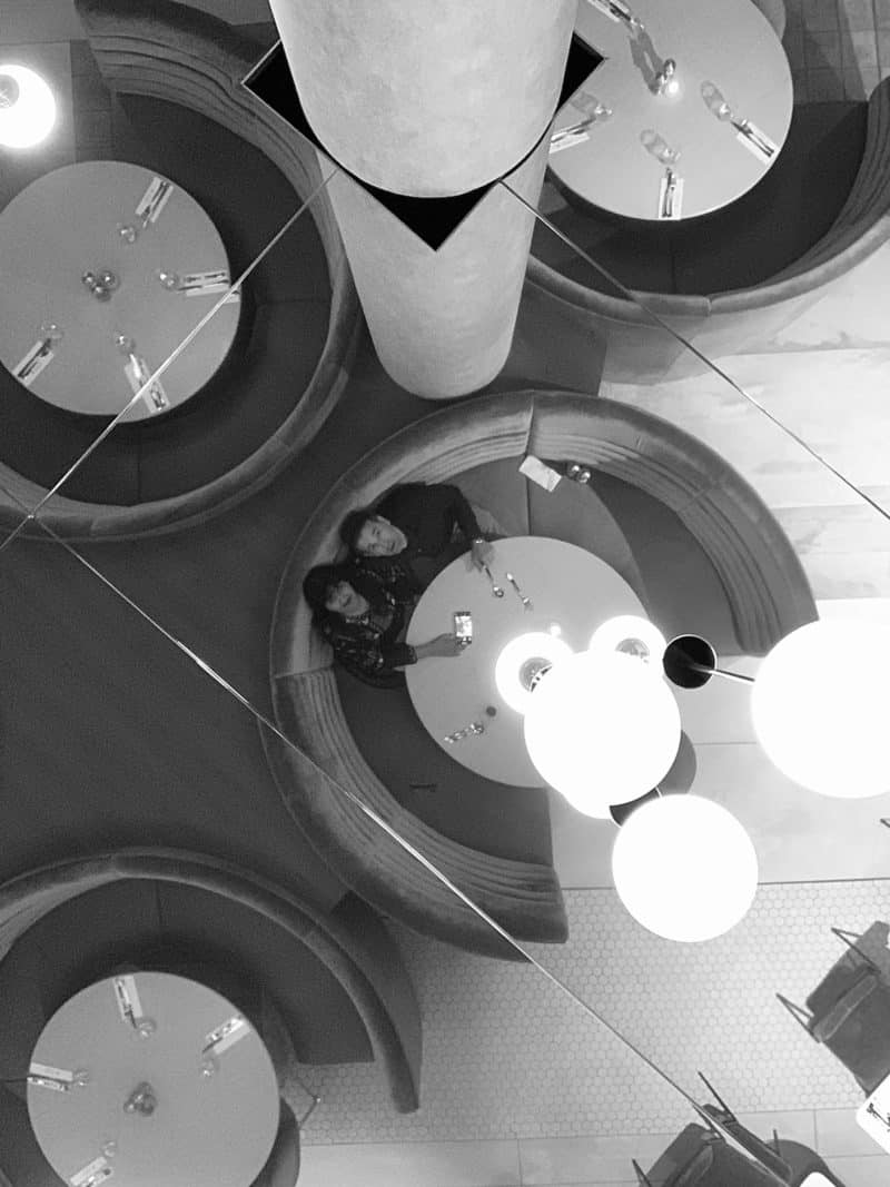 Dining at the NineB Bar & Restaurant