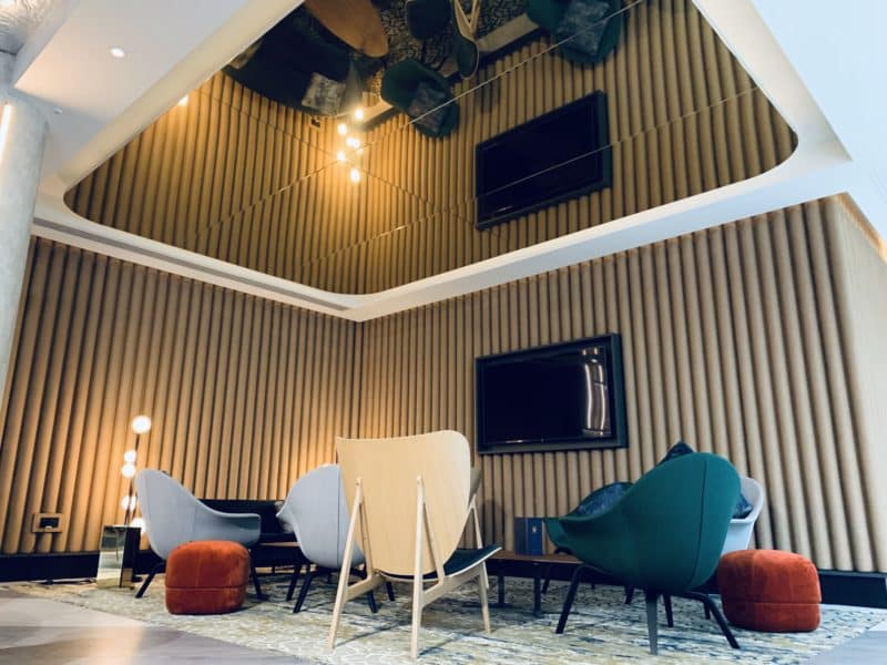 Dining at the NineB Bar & Restaurant