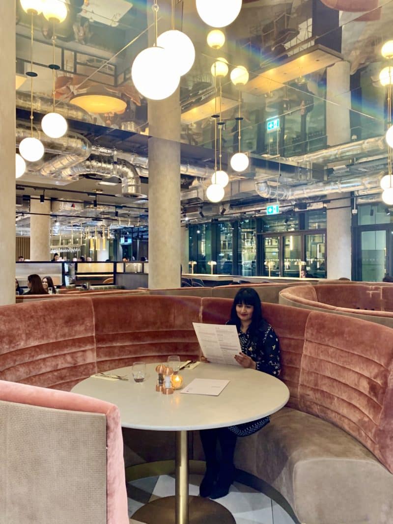 Dining at the NineB Bar & Restaurant