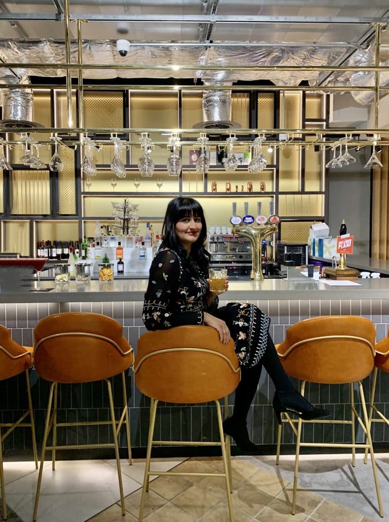 Dining at the NineB Bar & Restaurant