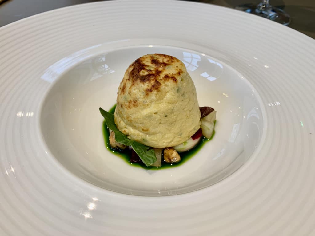 The Grove Vegetarian dining: Vegetarian Cheese Souffle