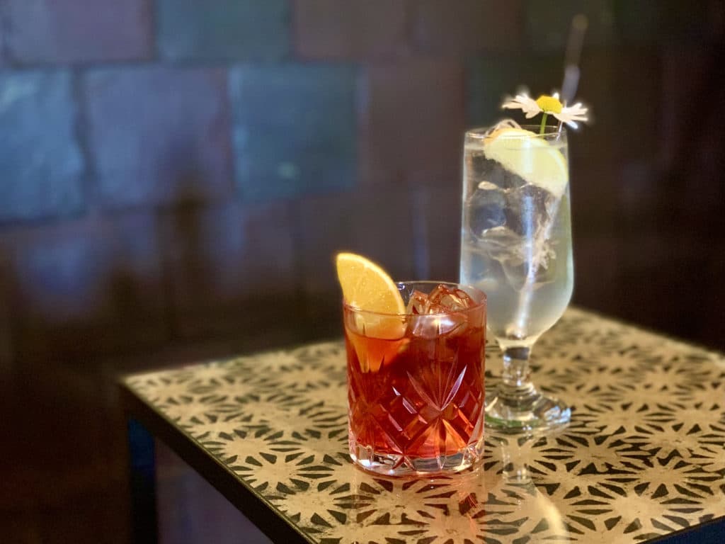 The Grove Vegetarian dining: Cocktails at the Grove