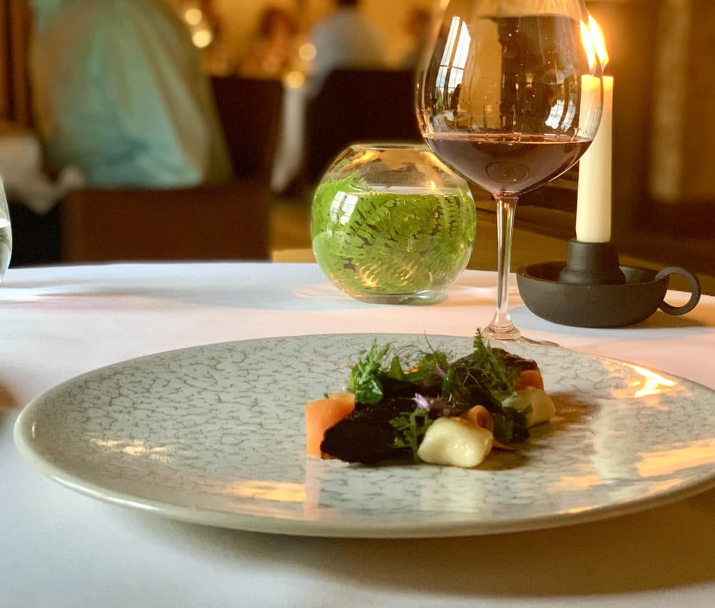 The Grove Vegetarian dining: Carrots and pickles