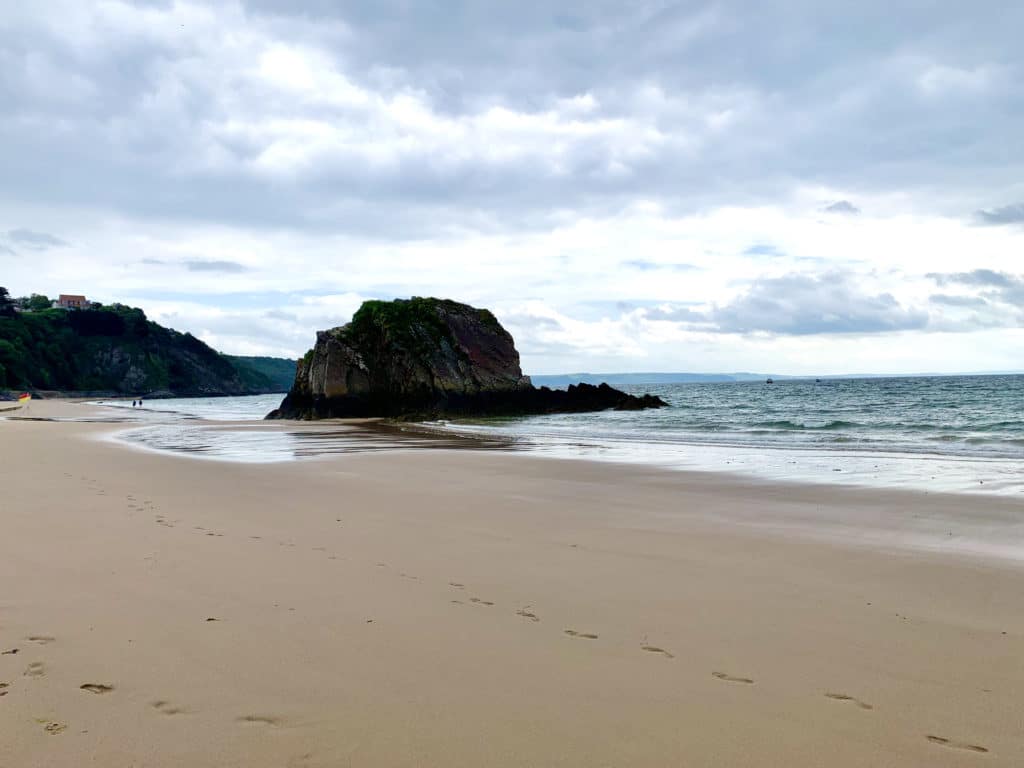 Tenby North Beach Rock, Pembrokeshire