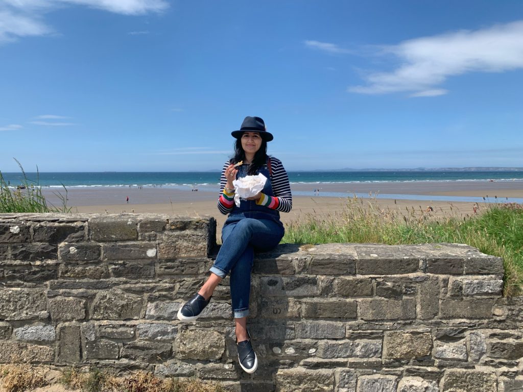 Chips at Broad Haven North, Pembrokeshire